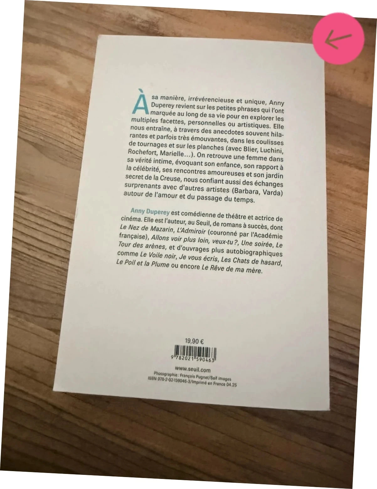 Boek Anny Duperey ademt, het is jodium – photo 6
